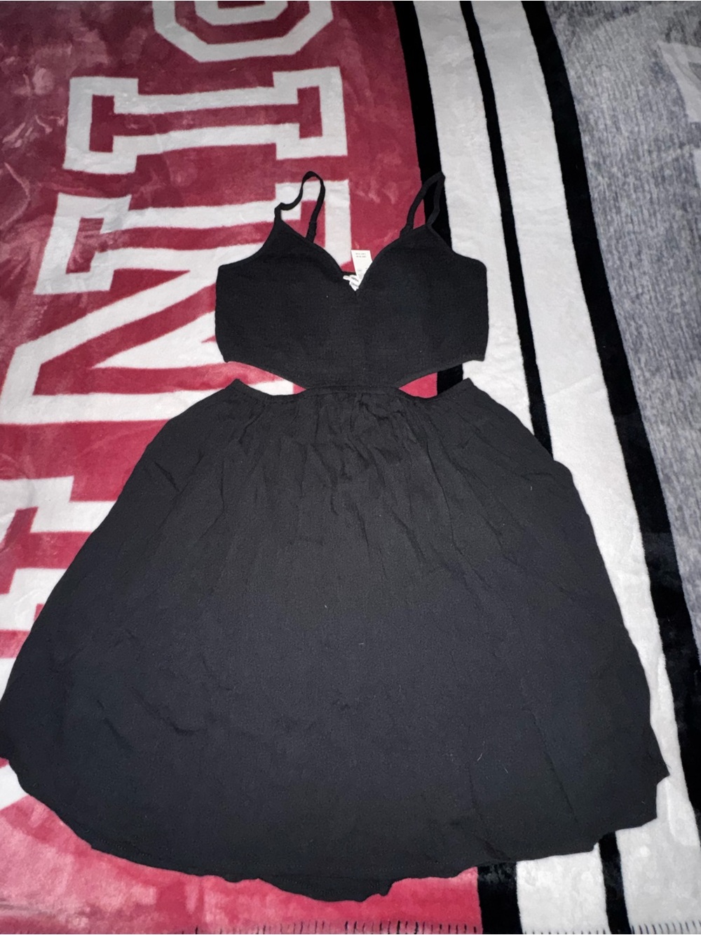 NWT Aerie Smocked Cut out mini dress